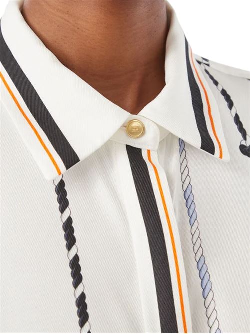 Camicia in viscosa con stampa Tommy Hilfiger | WW0WW511380K8